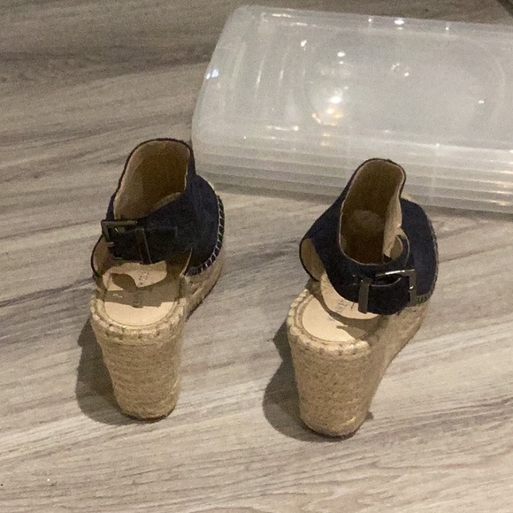 Kenneth Cole suede platform espadrilles - Picture 3 of 5